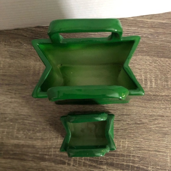 1980s Omnibus Ceramic Bag Vases - Picture 10 of 15